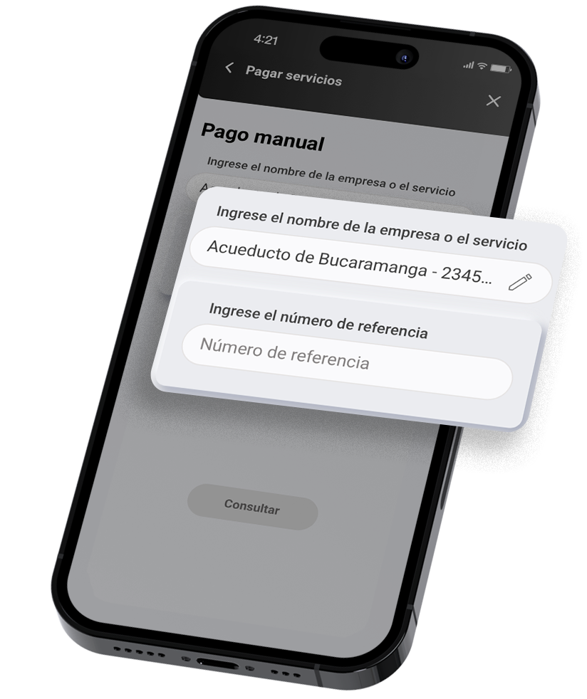 Dé clic en la empresa o servicio